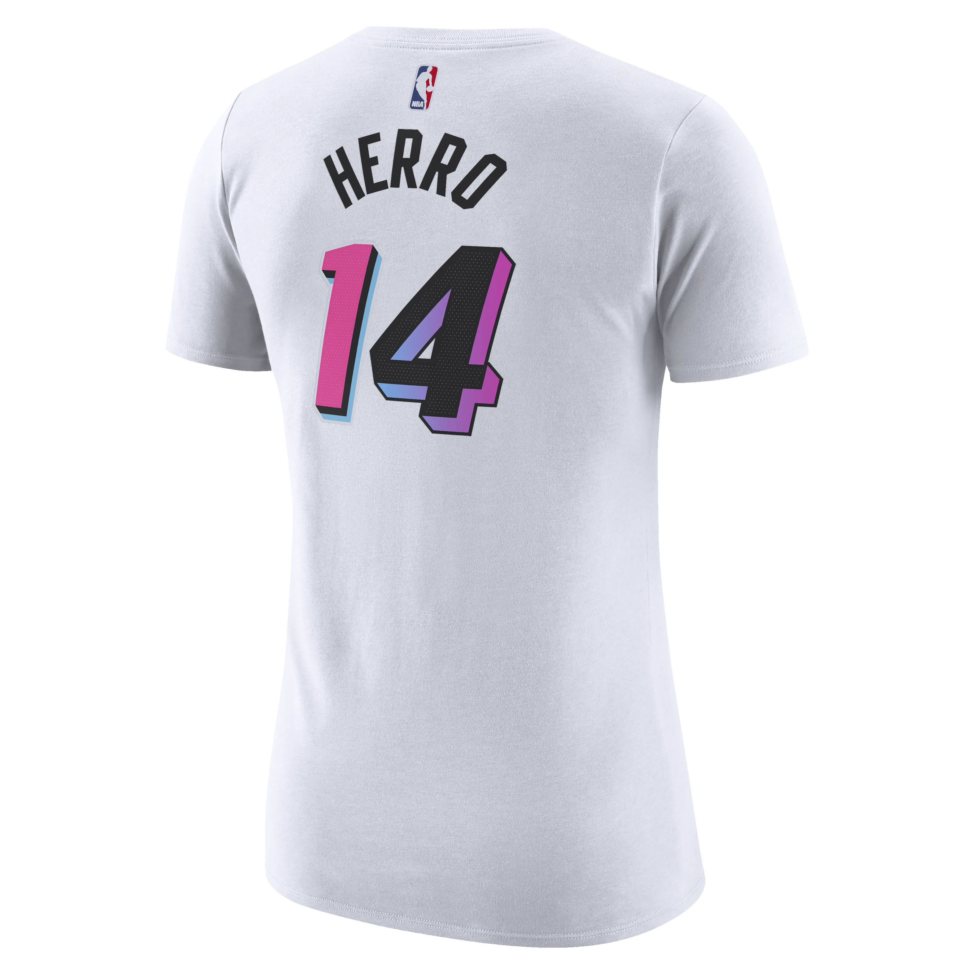Tyler Herro Nike Miami Mashup Vol. 2 Name & Number Women's Tee sold by Miami Heat Store product image thumbnail 2