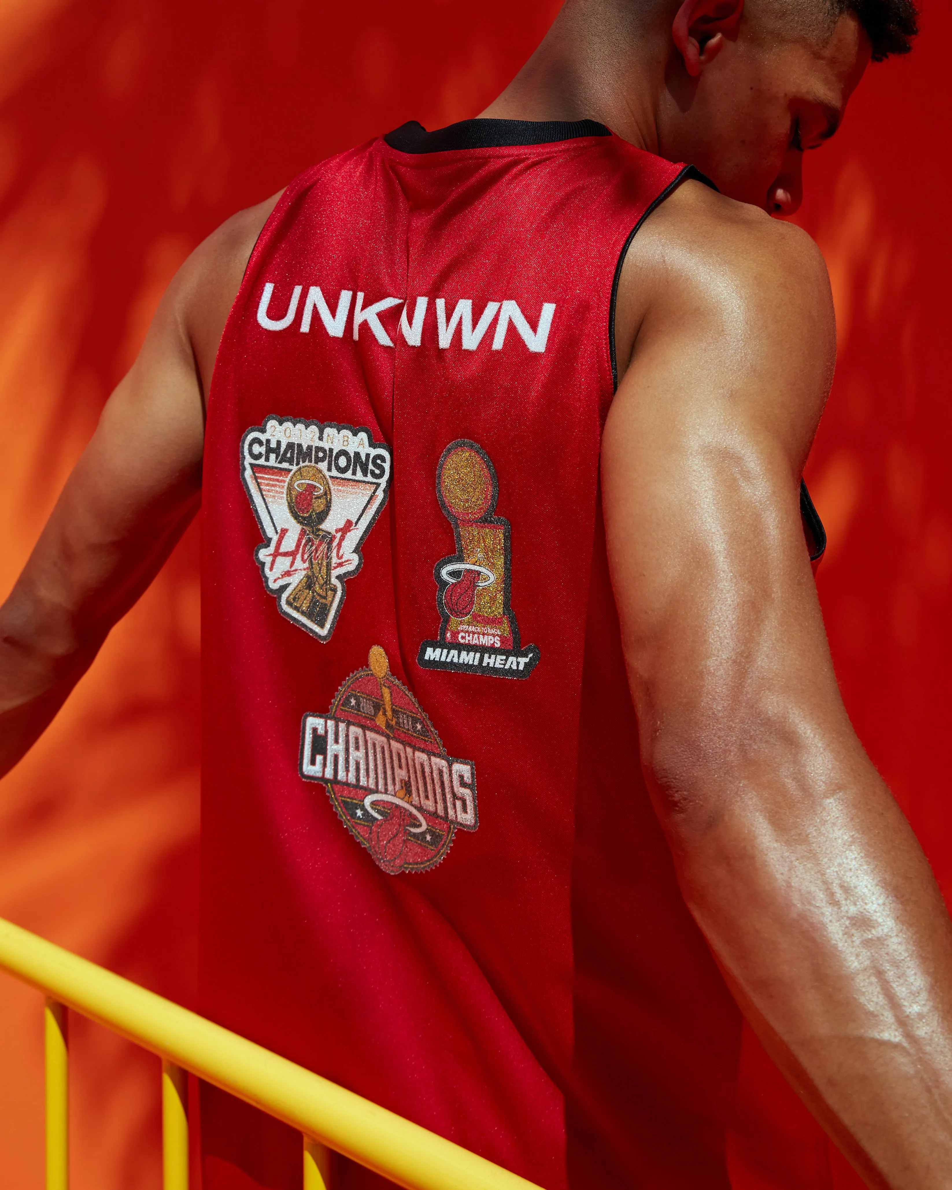 UNKNWN X Mitchell and Ness X Miami HEAT My Towns Fashion Jersey sold by Miami Heat Store product image thumbnail 3