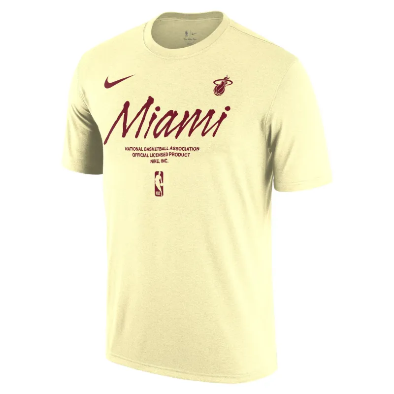 Nike Miami HEAT Essential Script Tee sold by Miami Heat Store