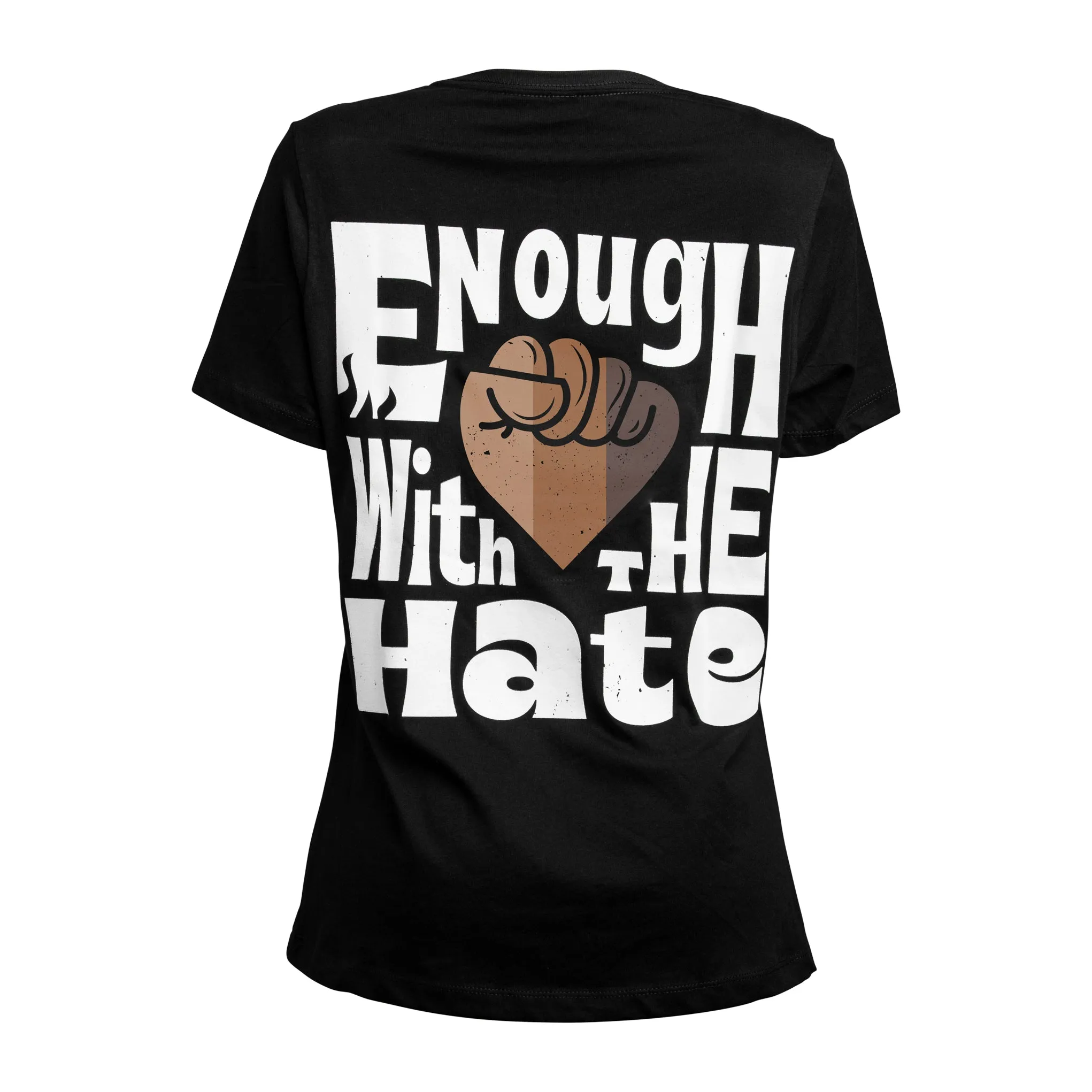Court Culture Enough With The Hate Women's Tee sold by Miami Heat Store product image thumbnail 2