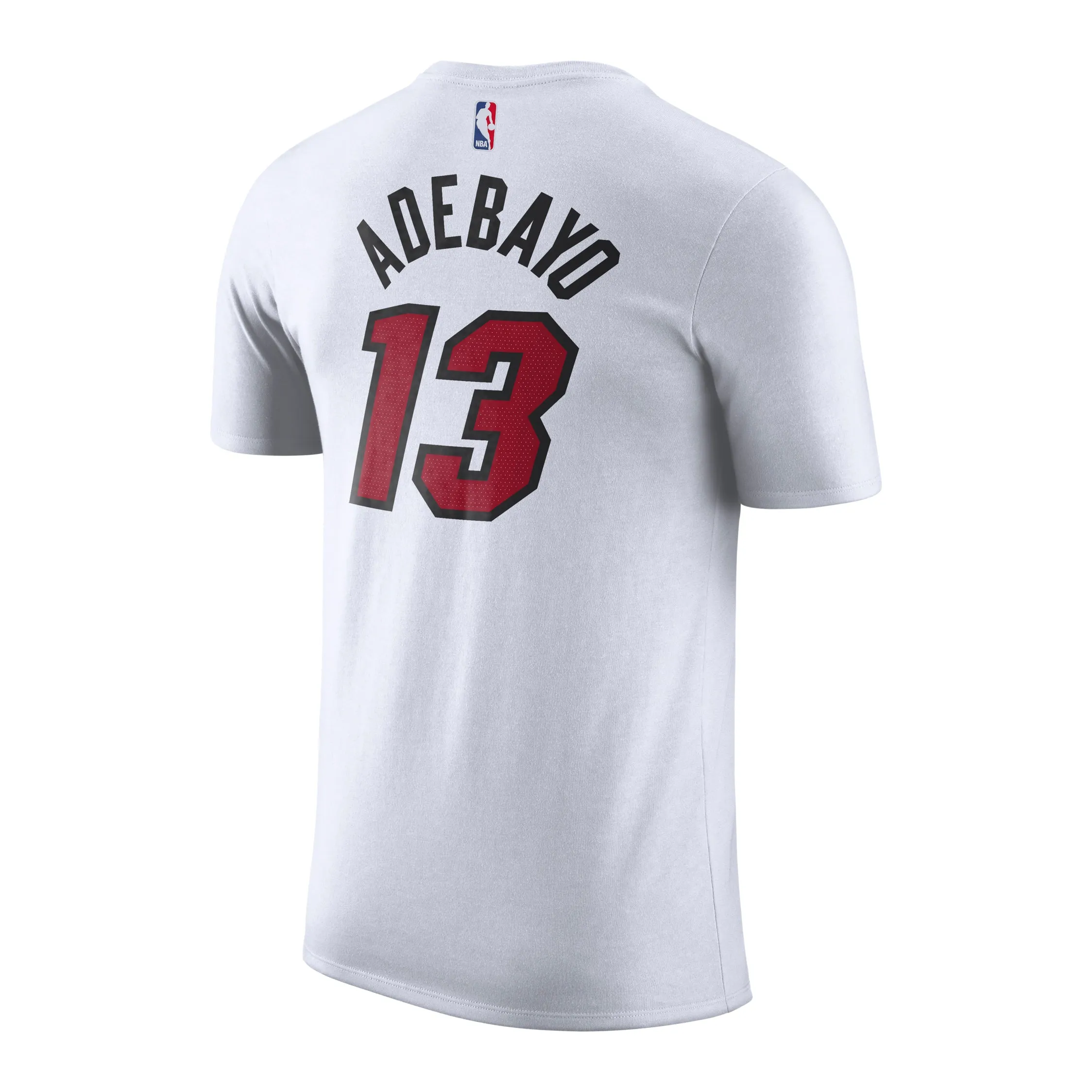 Bam Adebayo NIKE Miami HEAT Association White Name & Number Tee sold by Miami Heat Store product image thumbnail 2