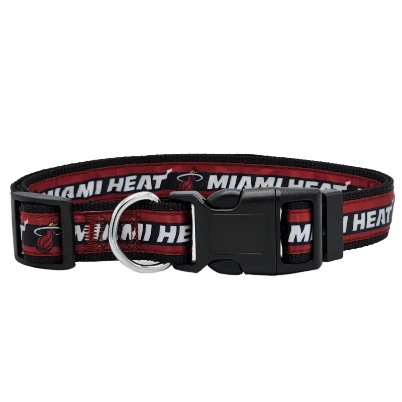 Miami HEAT Satin Pet Collar sold by Miami Heat Store