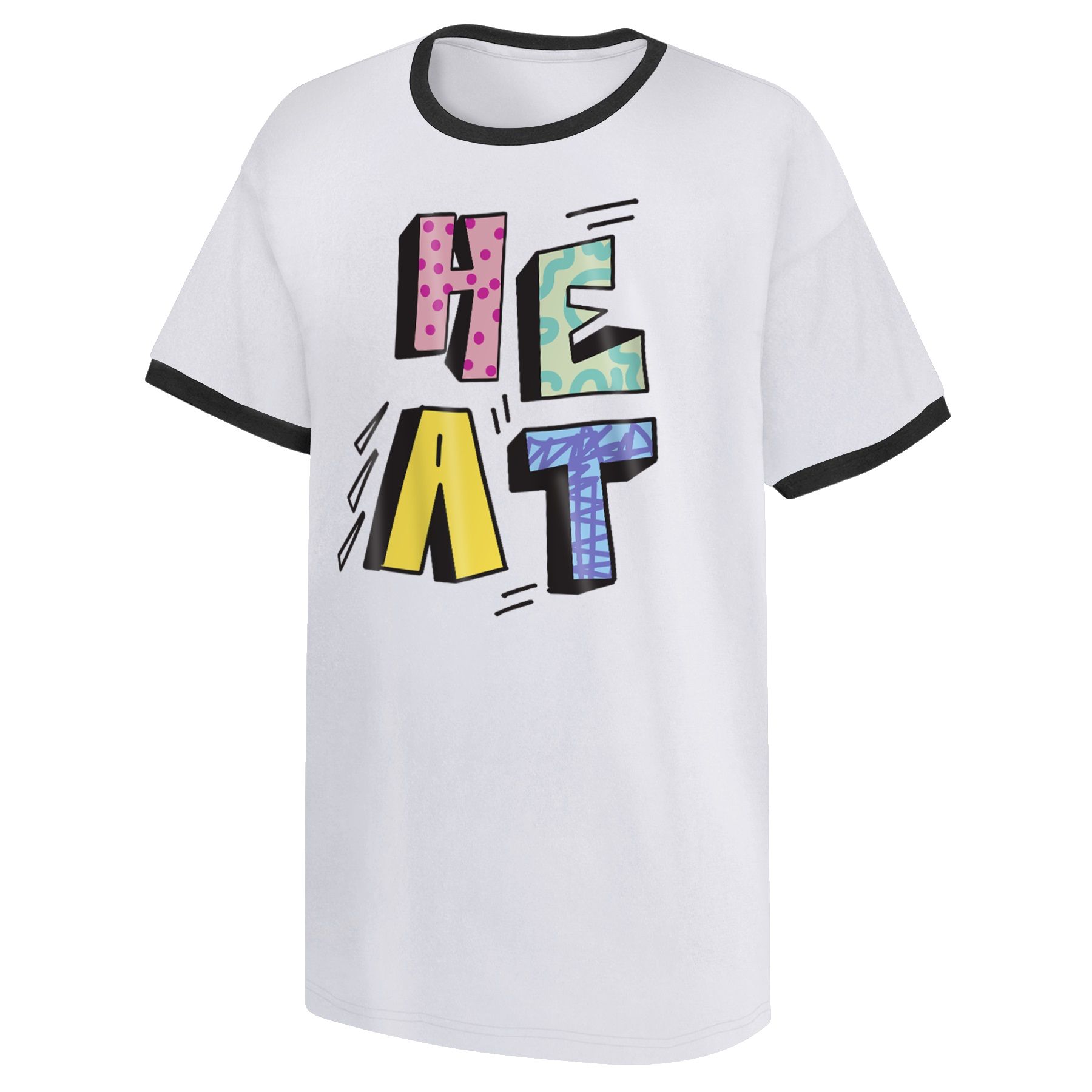 Court Culture HEAT Doodle Girls Tee sold by Miami Heat Store
