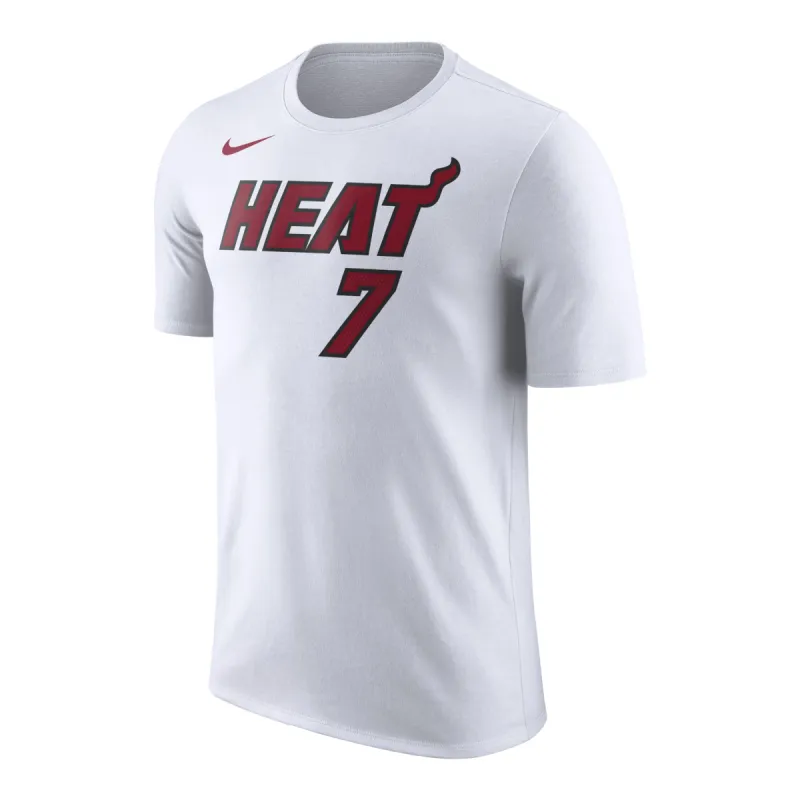 Kyle Lowry Nike Miami HEAT Association White Name & Number Tee sold by Miami Heat Store