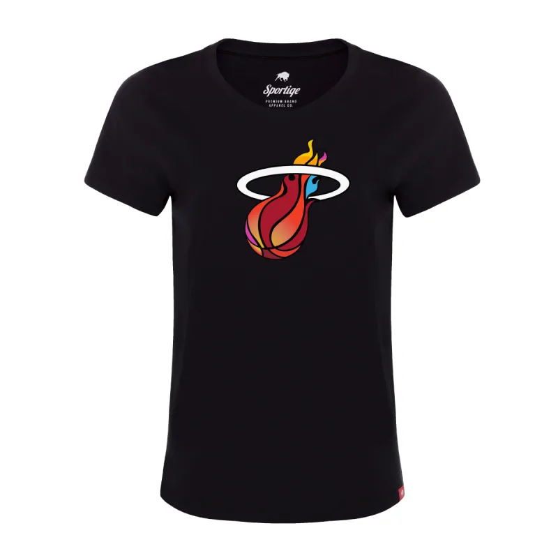 Sportiqe Miami HEAT Mashup Women's Tee sold by Miami Heat Store