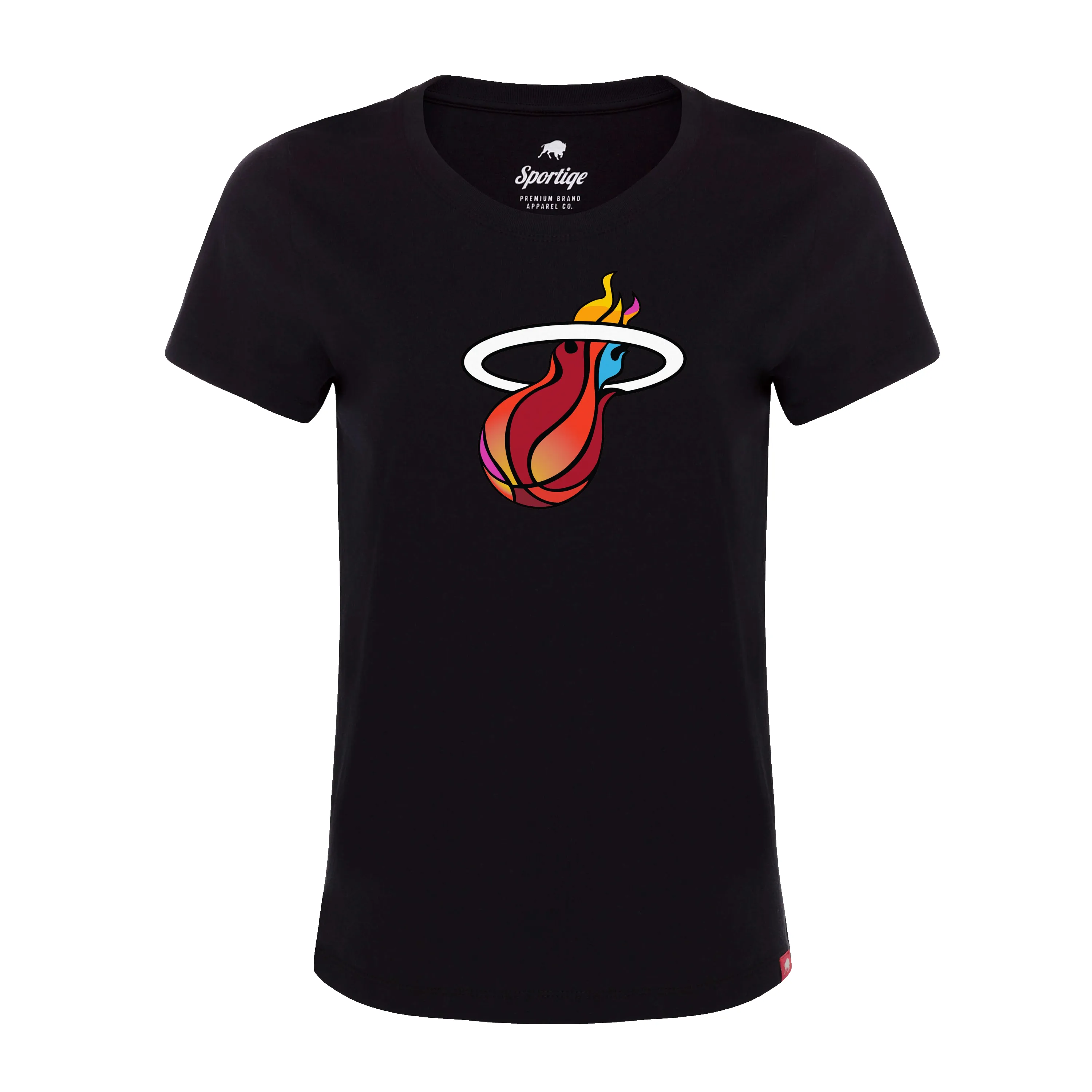 Sportiqe Miami HEAT Mashup Women's Tee sold by Miami Heat Store