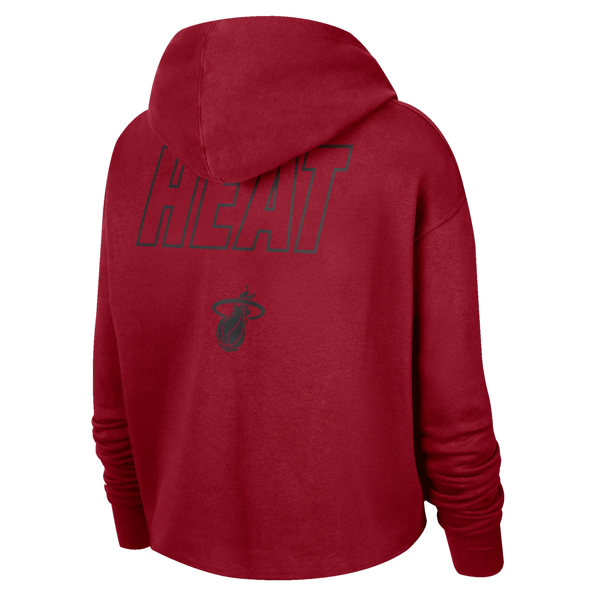 Nike Miami HEAT Courtside Fleece Pullover Women's Hoodie sold by Miami Heat Store product image thumbnail 2