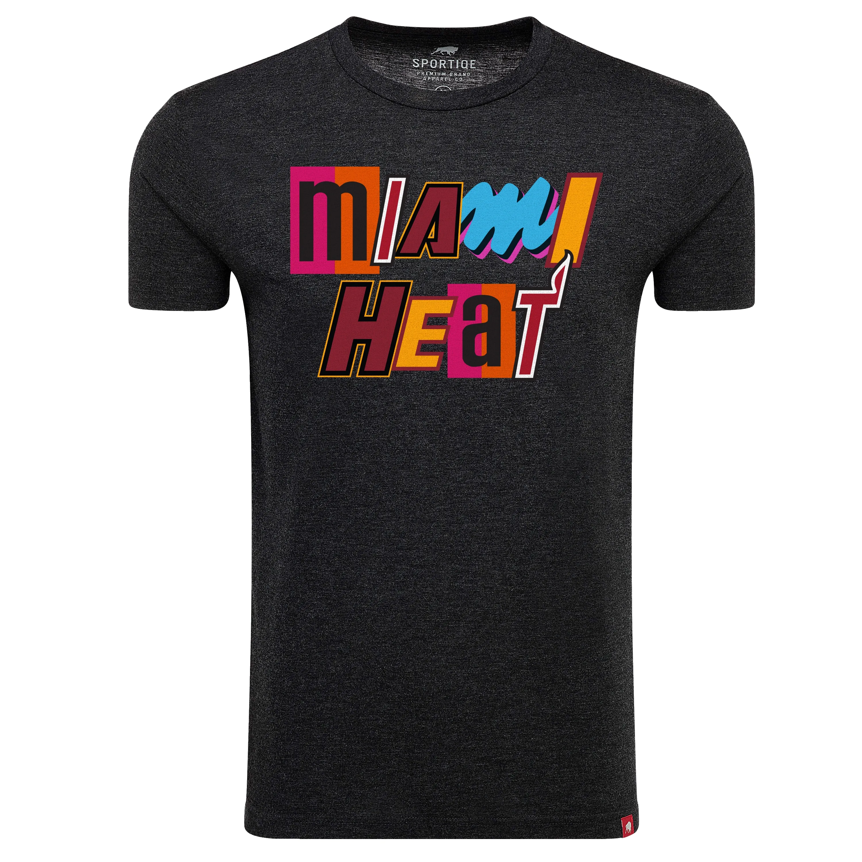 Sportiqe Miami Mashup Vol. 2 Wordmark Tee sold by Miami Heat Store