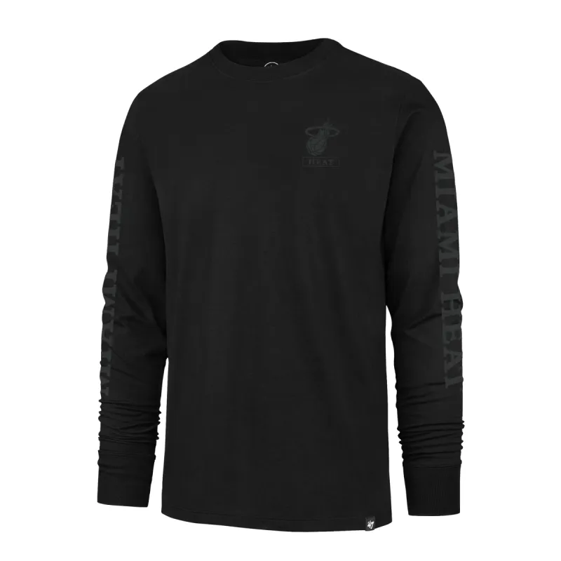 '47 Brand Miami HEAT Triple Down Long Sleeve Tee sold by Miami Heat Store