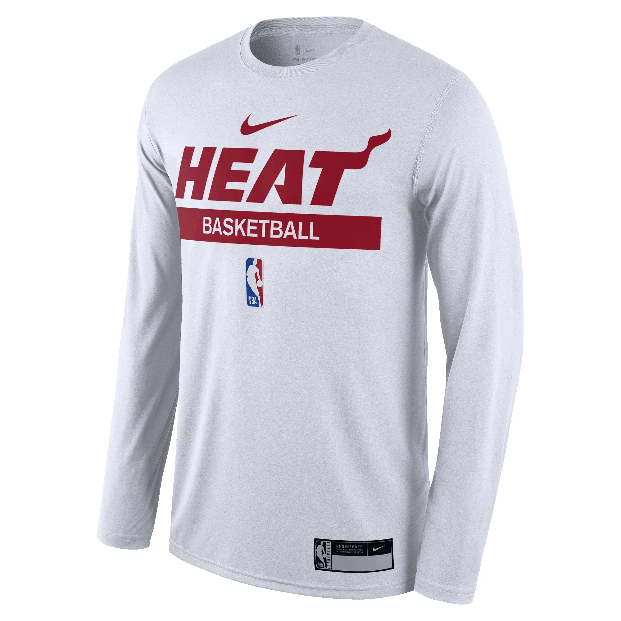 Nike 2022-23 On-Court Practice Long Sleeve Tee sold by Miami Heat Store