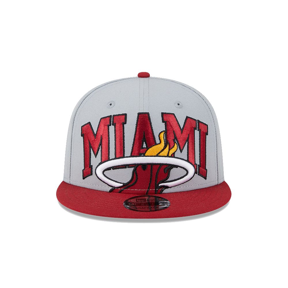 New Era Miami HEAT 2023 Grey Tipoff Snapback sold by Miami Heat Store