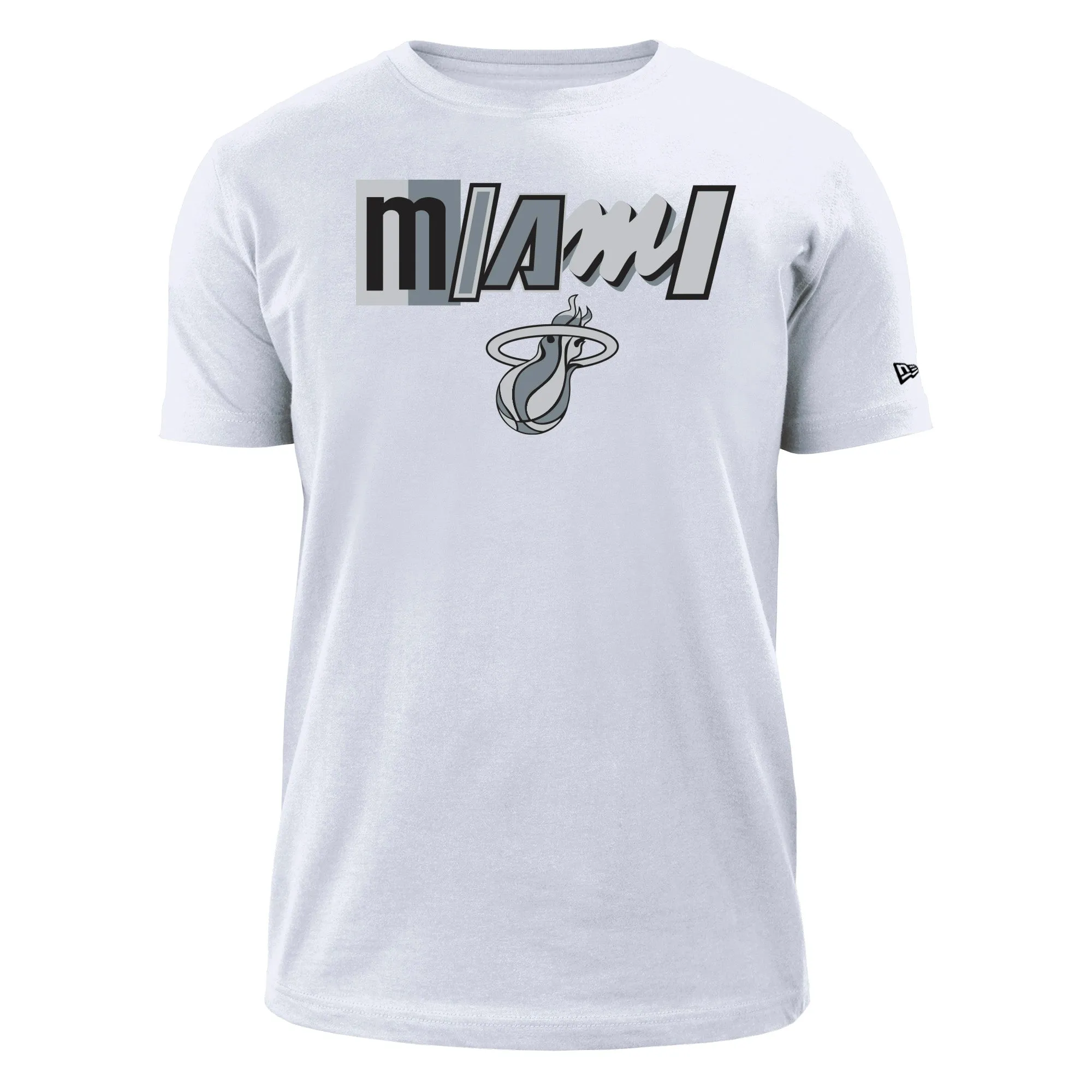 Tyler Herro New Era Miami HEAT Mashup Name & Number White Tee sold by Miami Heat Store product image thumbnail 2