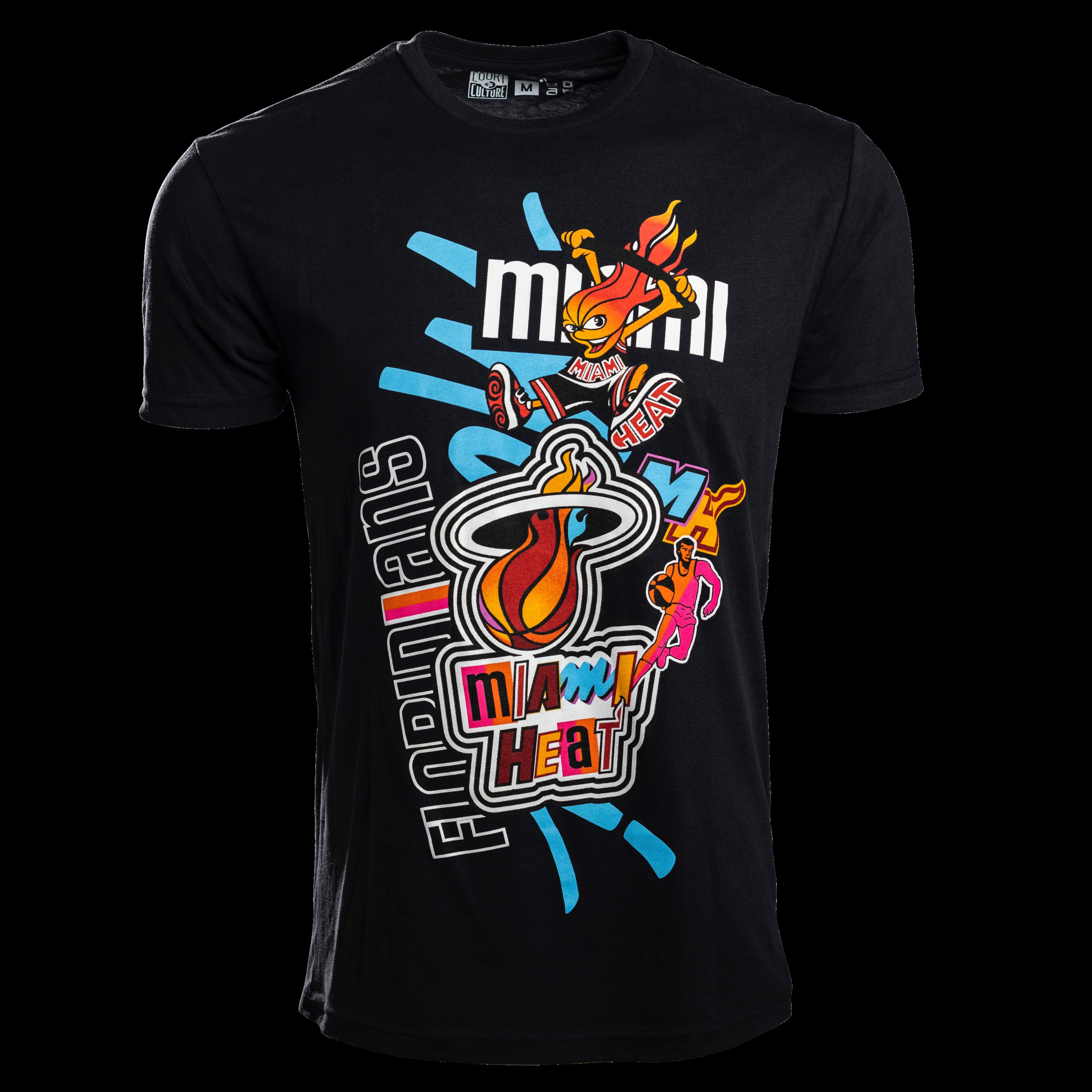 Court Culture Mashup Sticker Men's Tee sold by Miami Heat Store