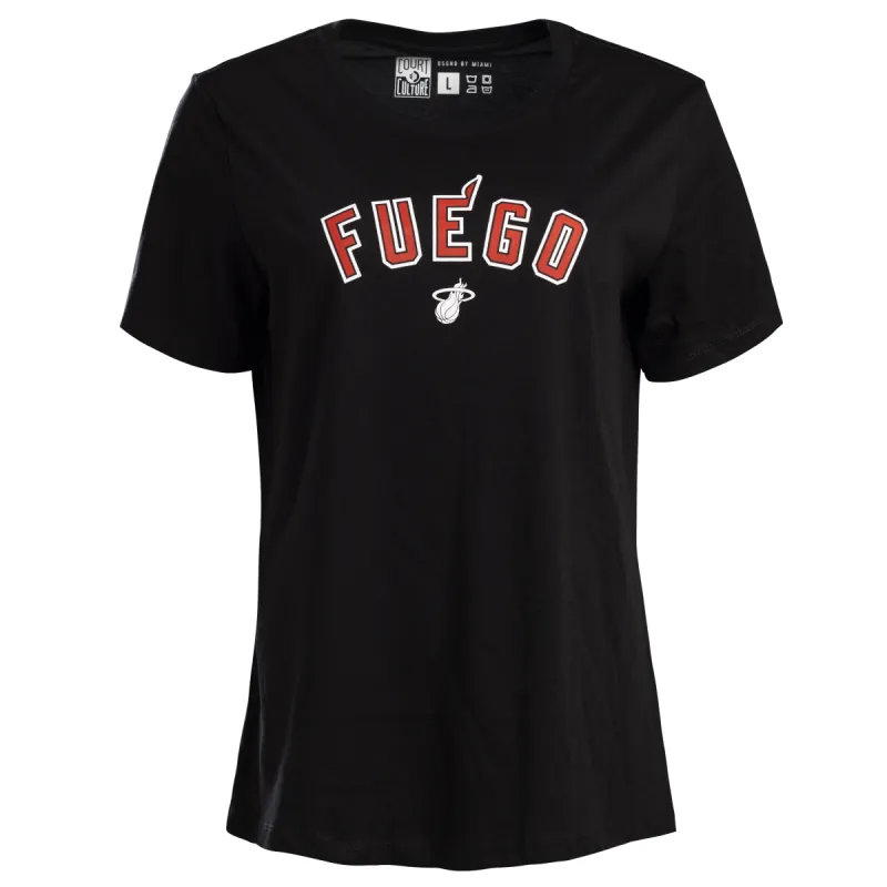 Court Culture Fuego Women's Tee sold by Miami Heat Store