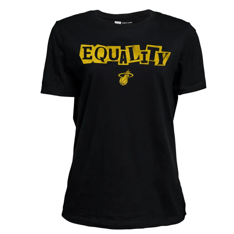 Court Culture Equality Women's Tee sold by Miami Heat Store