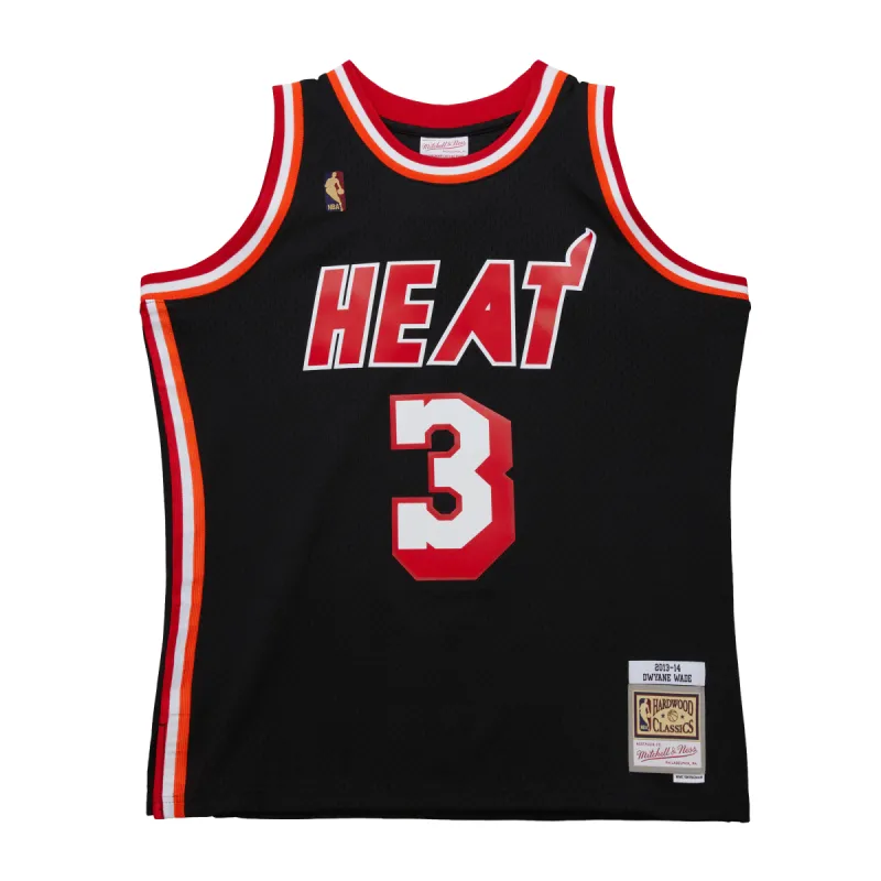 Dwyane Wade Mitchell & Ness 2013-14 Hardwood Classic Swingman Jersey sold by Miami Heat Store