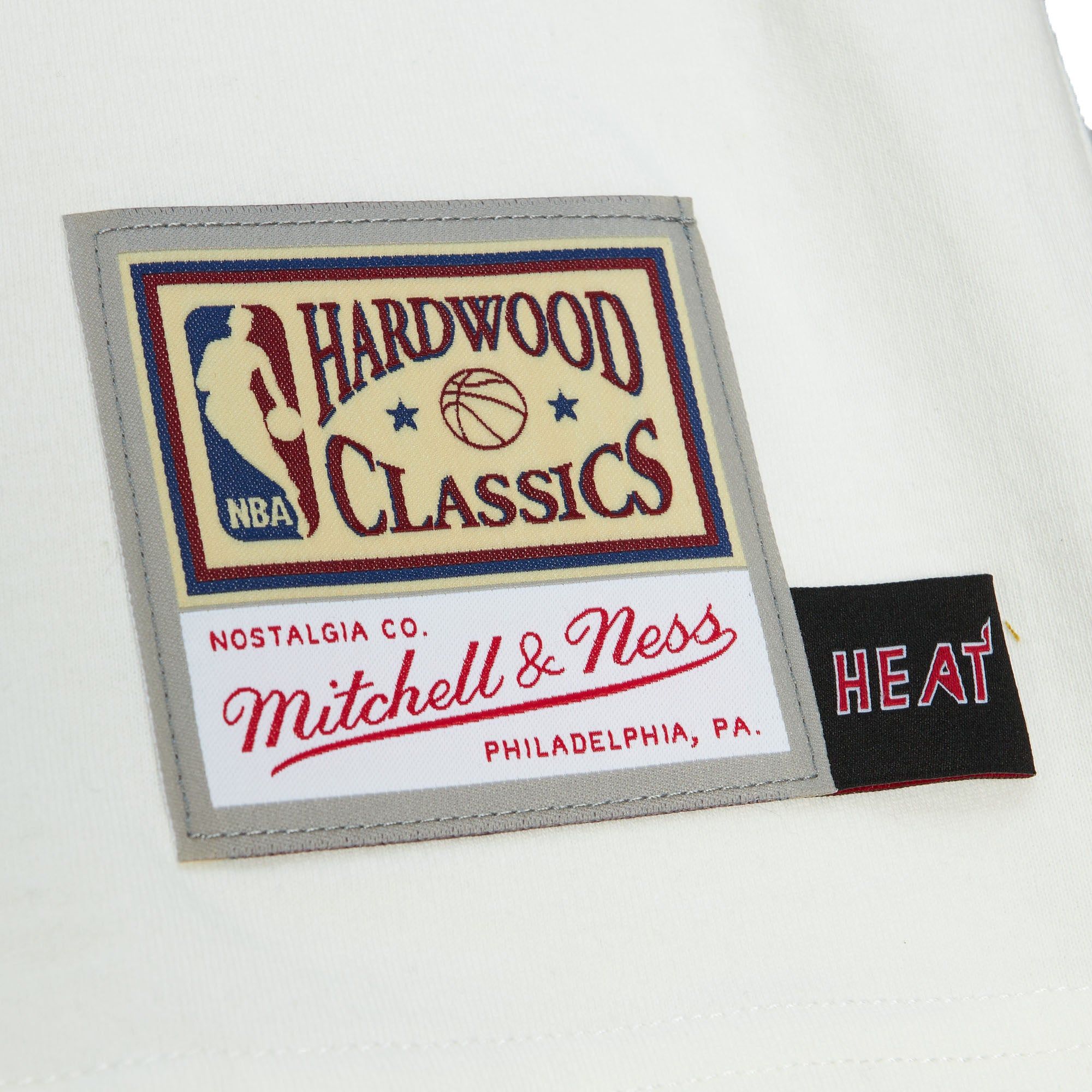 Mitchell & Ness Miami HEAT Cream Tee sold by Miami Heat Store product image thumbnail 4
