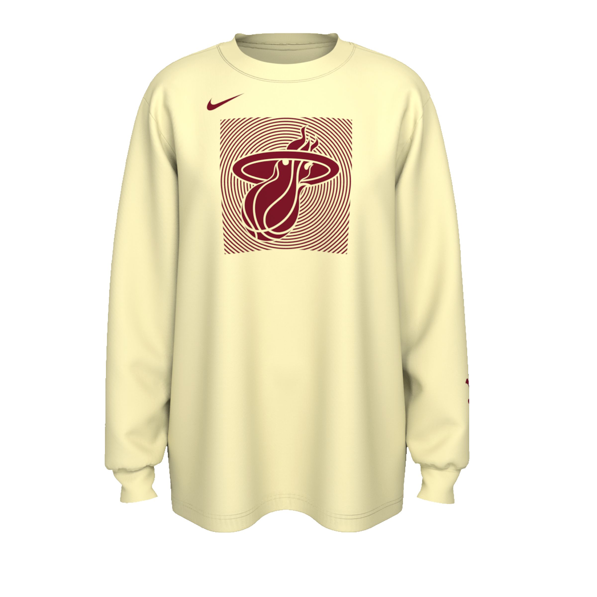 Nike Miami HEAT Logo Women's Long Sleeve Tee sold by Miami Heat Store
