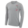 Nike HEAT Culture Grey Long Sleeve Tee sold by Miami Heat Store