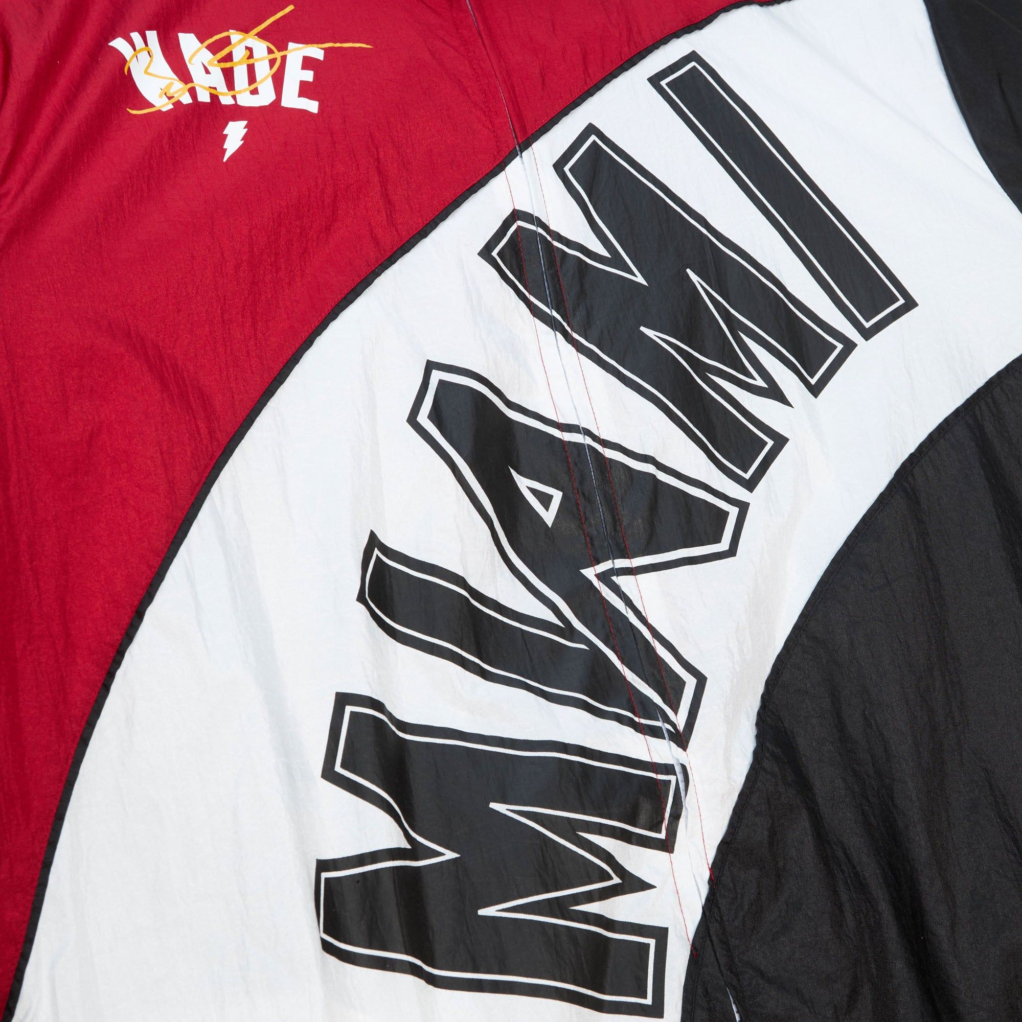 Court Culture x Mitchell and Ness Wade HOF Warm-Up Jacket sold by Miami Heat Store product image thumbnail 4