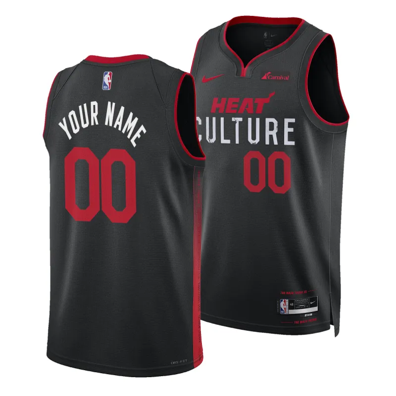 Personalized Nike HEAT Culture Swingman Jersey made by Nike