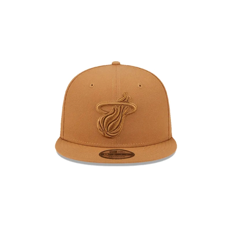New Era Miami HEAT Tan Color Pack Snapback sold by Miami Heat Store