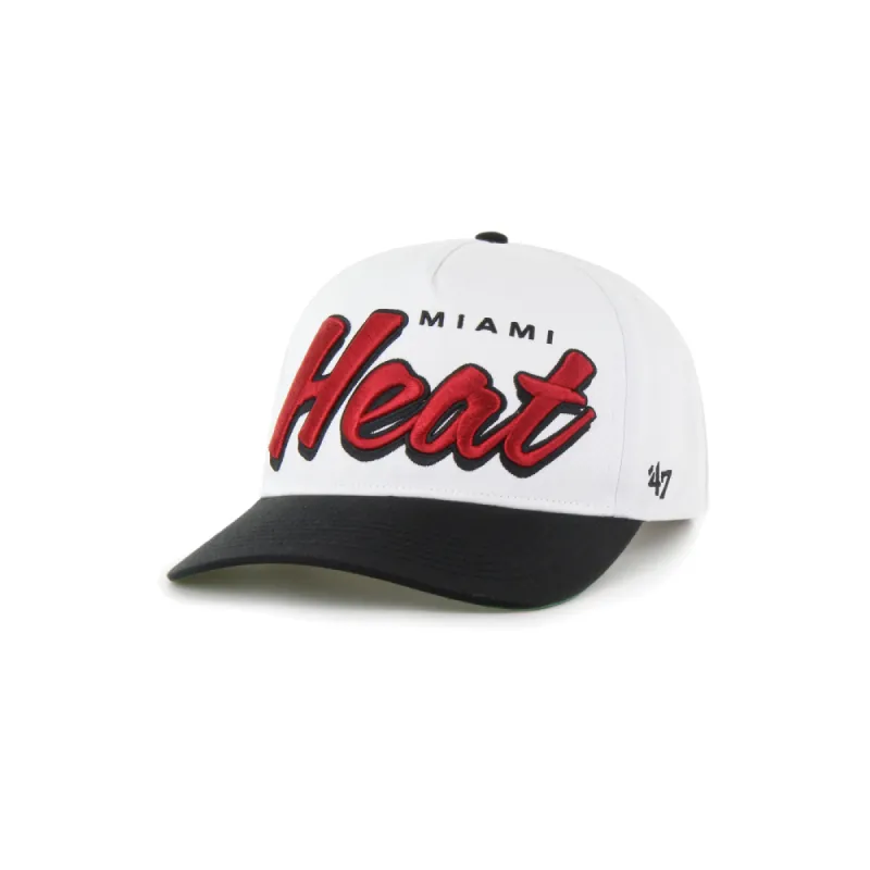'47 Brand Miami HEAT Drop Shadow Hitch Snapback sold by Miami Heat Store