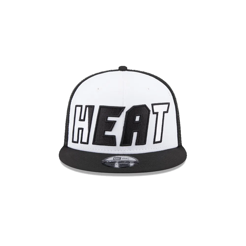 New Era Miami HEAT B/W Snapback sold by Miami Heat Store