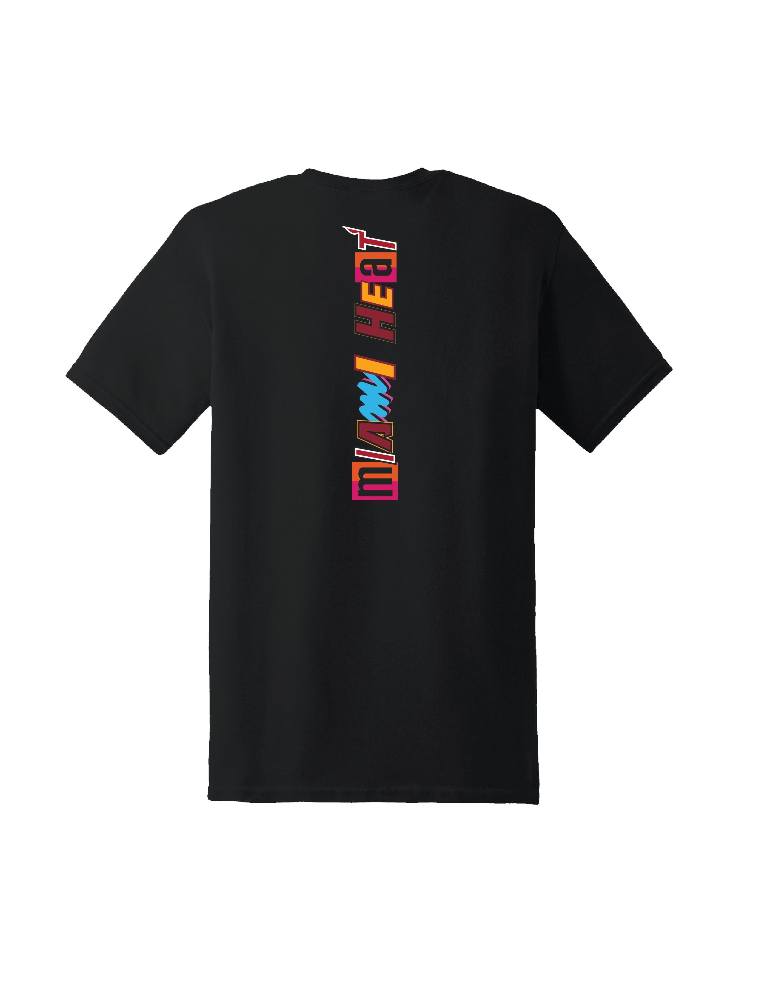 Miami Mashup Vol. 2 Black Tee sold by Miami Heat Store product image thumbnail 3