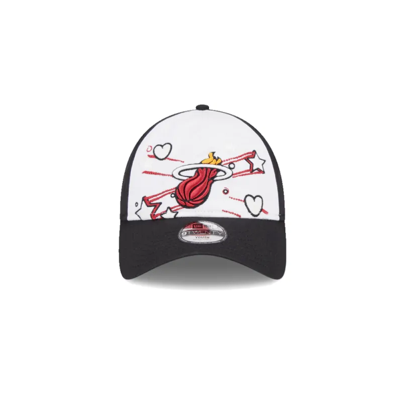 New Era Miami HEAT Heart Girls Hat sold by Miami Heat Store