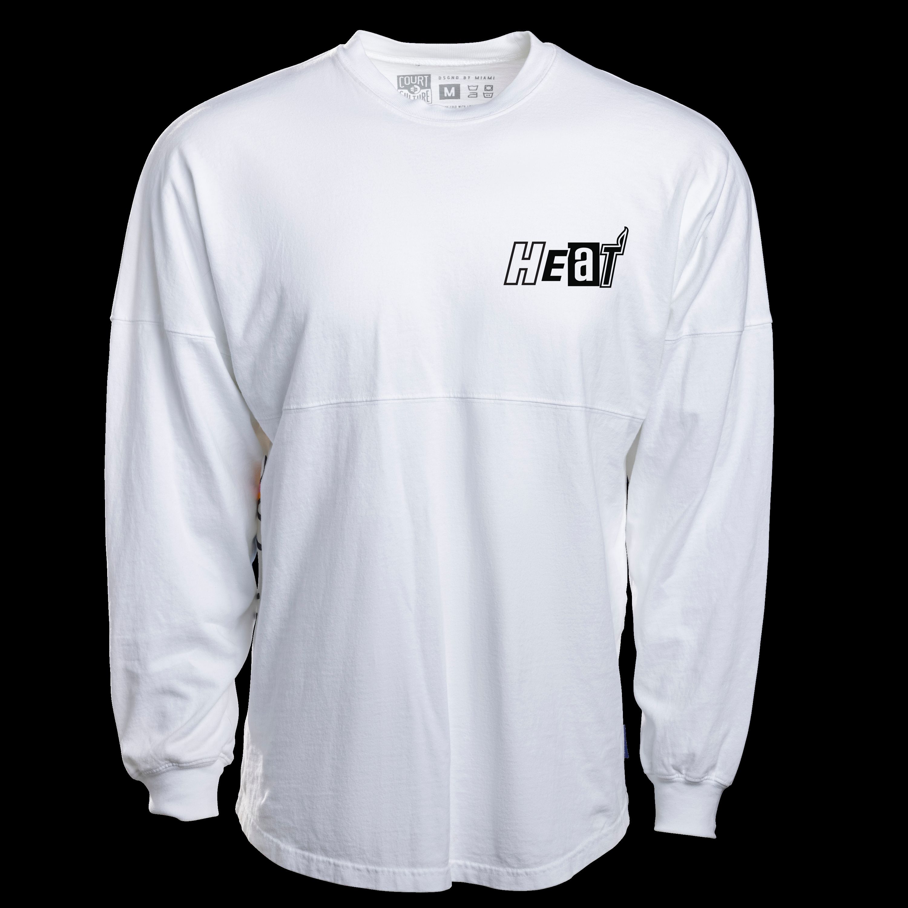 Court Culture Mashup White Unisex Pullover sold by Miami Heat Store