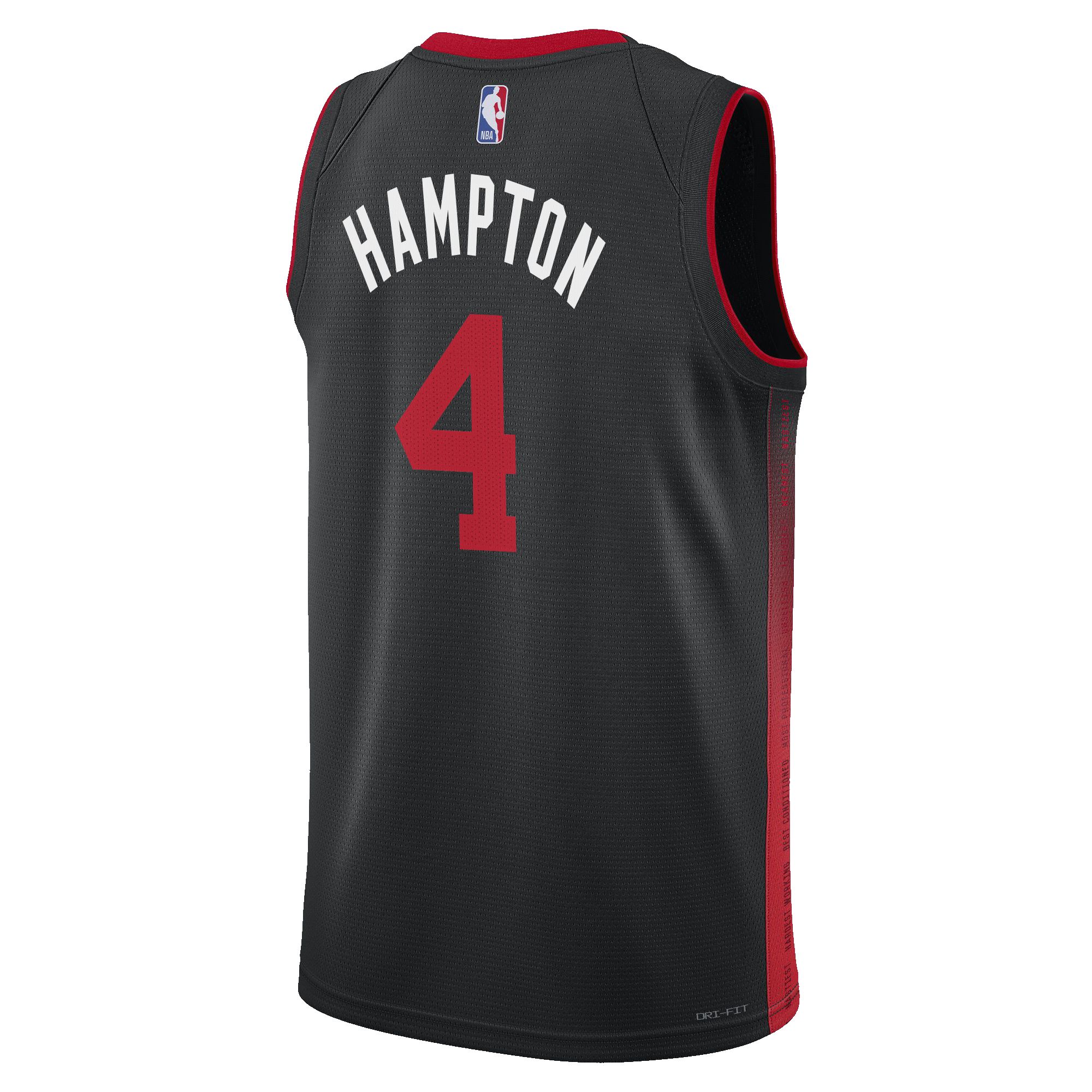 RJ Hampton Nike HEAT Culture Swingman Jersey sold by Miami Heat Store product image thumbnail 2