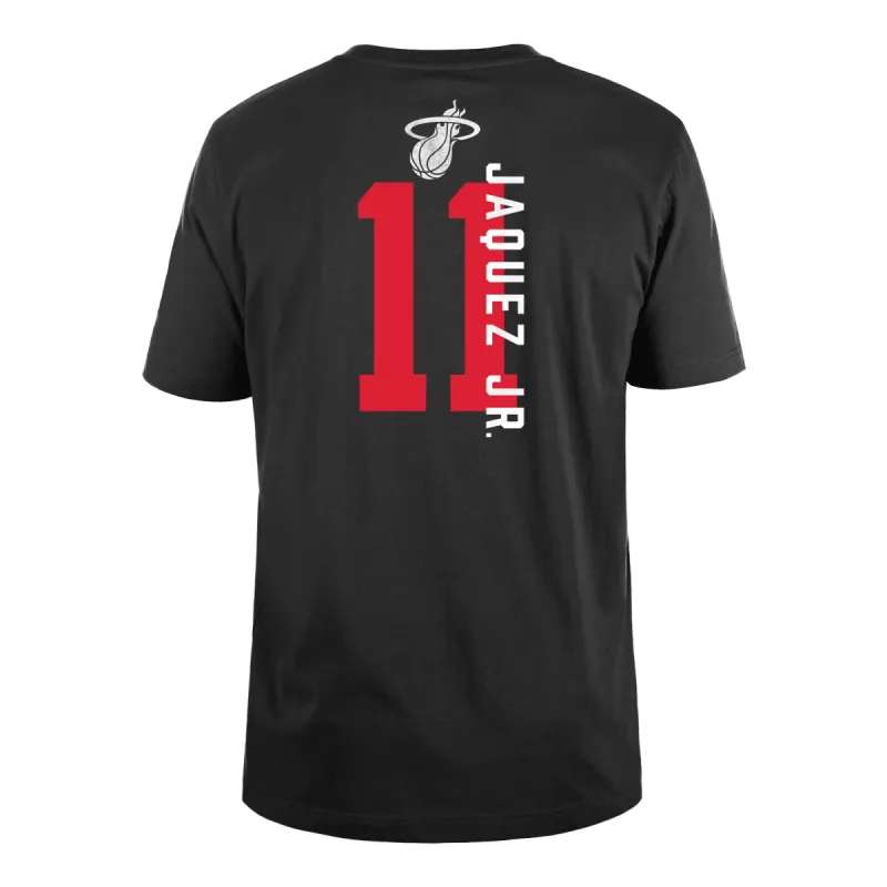 Jaime Jaquez Jr. New Era Name & Number Tee sold by Miami Heat Store