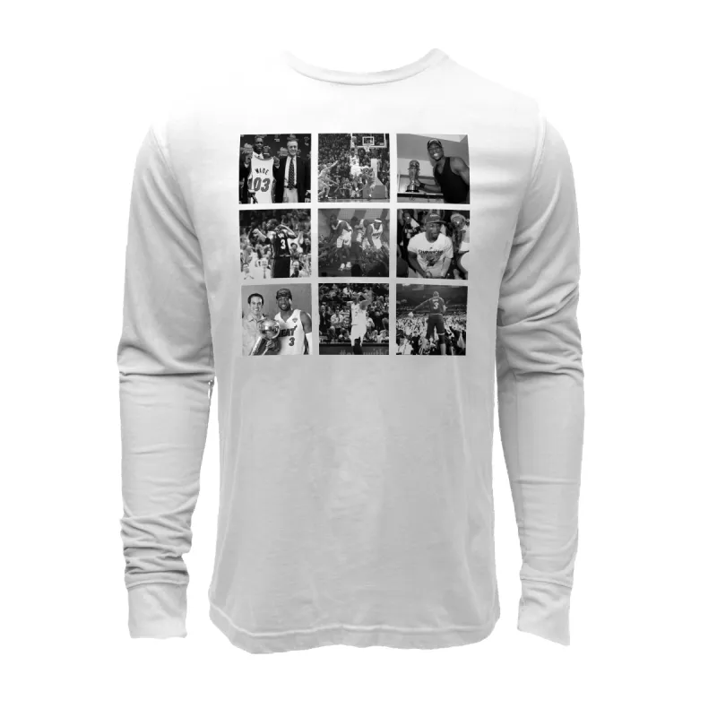Court Culture Long Sleeve Wade Career Moments Tee sold by Miami Heat Store