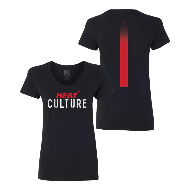 HEAT Culture Wordmark Women's Tee sold by Miami Heat Store