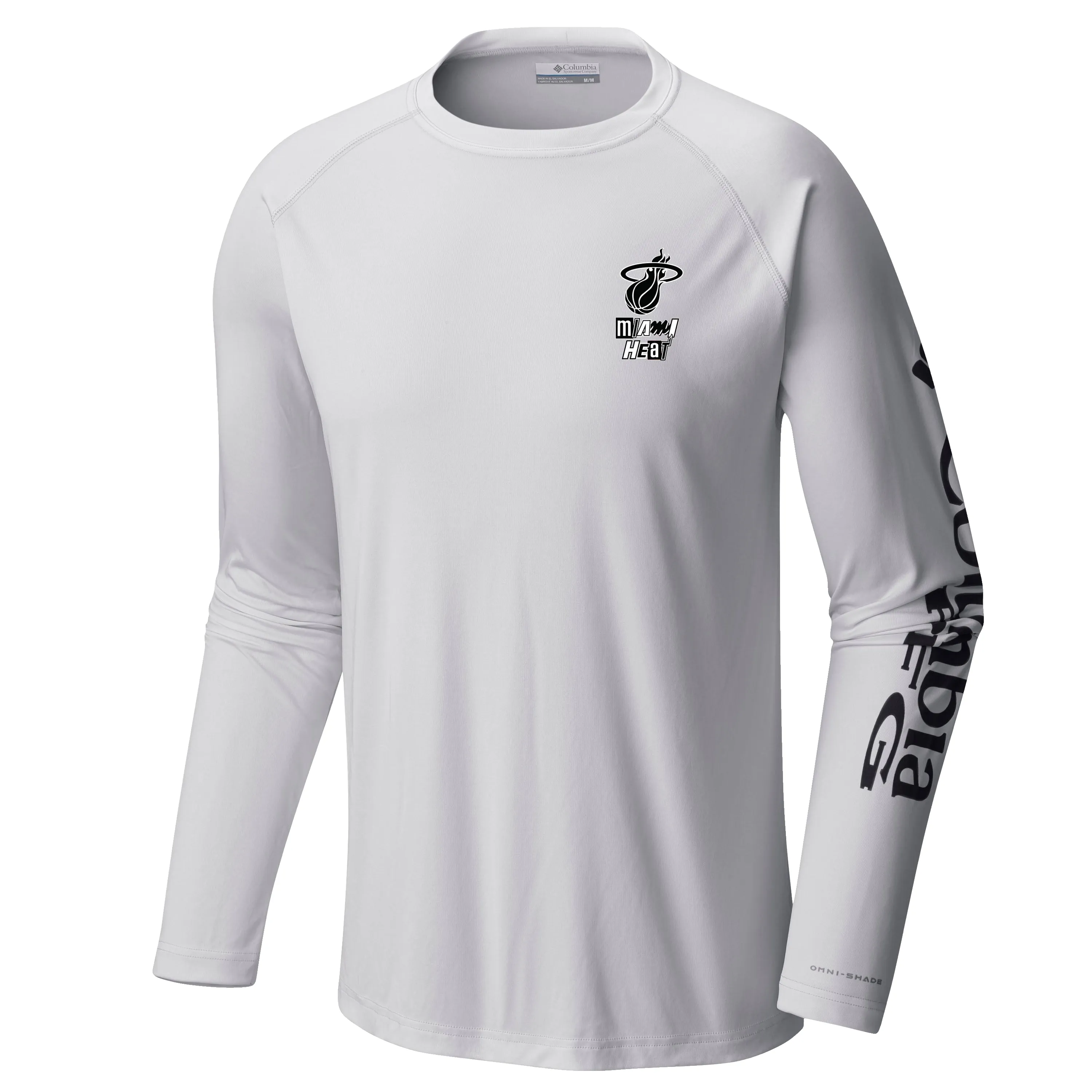 Columbia Miami HEAT Mashup Long Sleeve Tee sold by Miami Heat Store