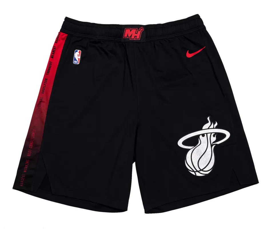Nike HEAT Culture Swingman Shorts - Custom sold by Miami Heat Store