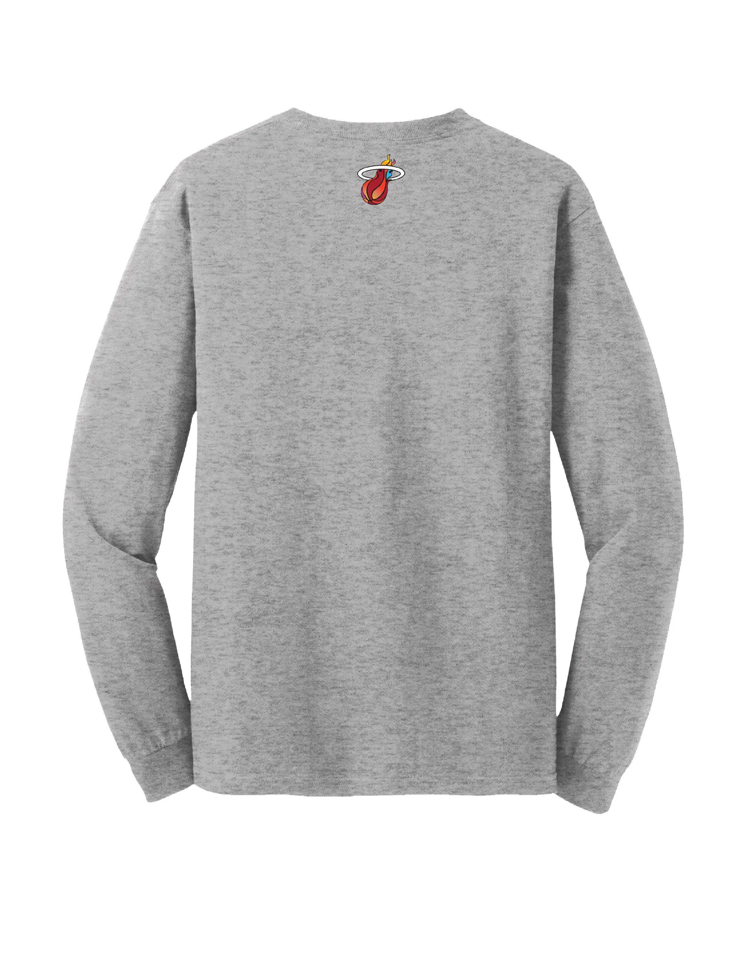 Miami Mashup Vol. 2 Long Sleeve Grey Tee sold by Miami Heat Store product image thumbnail 2