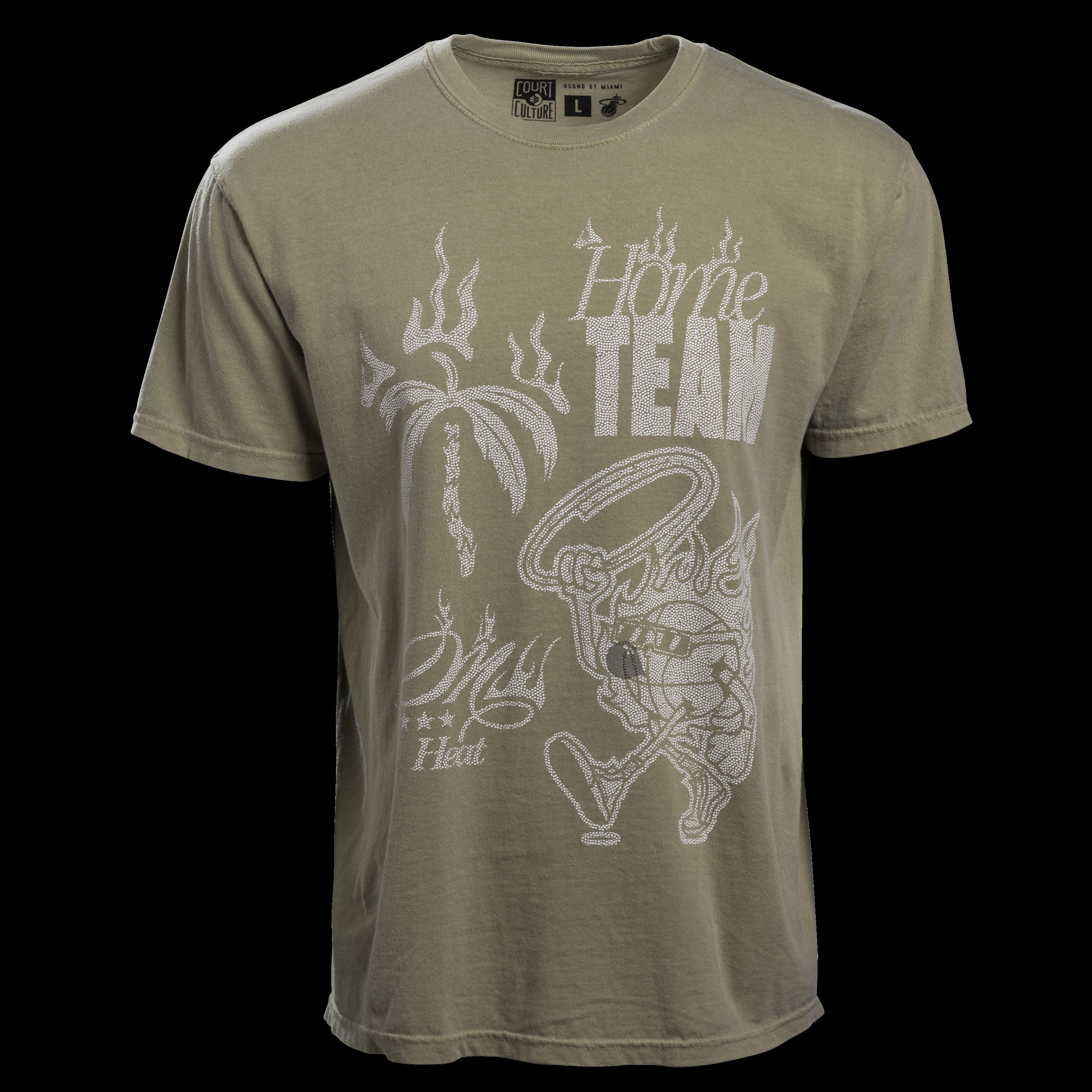 Court Culture Home Team Unisex Tee sold by Miami Heat Store