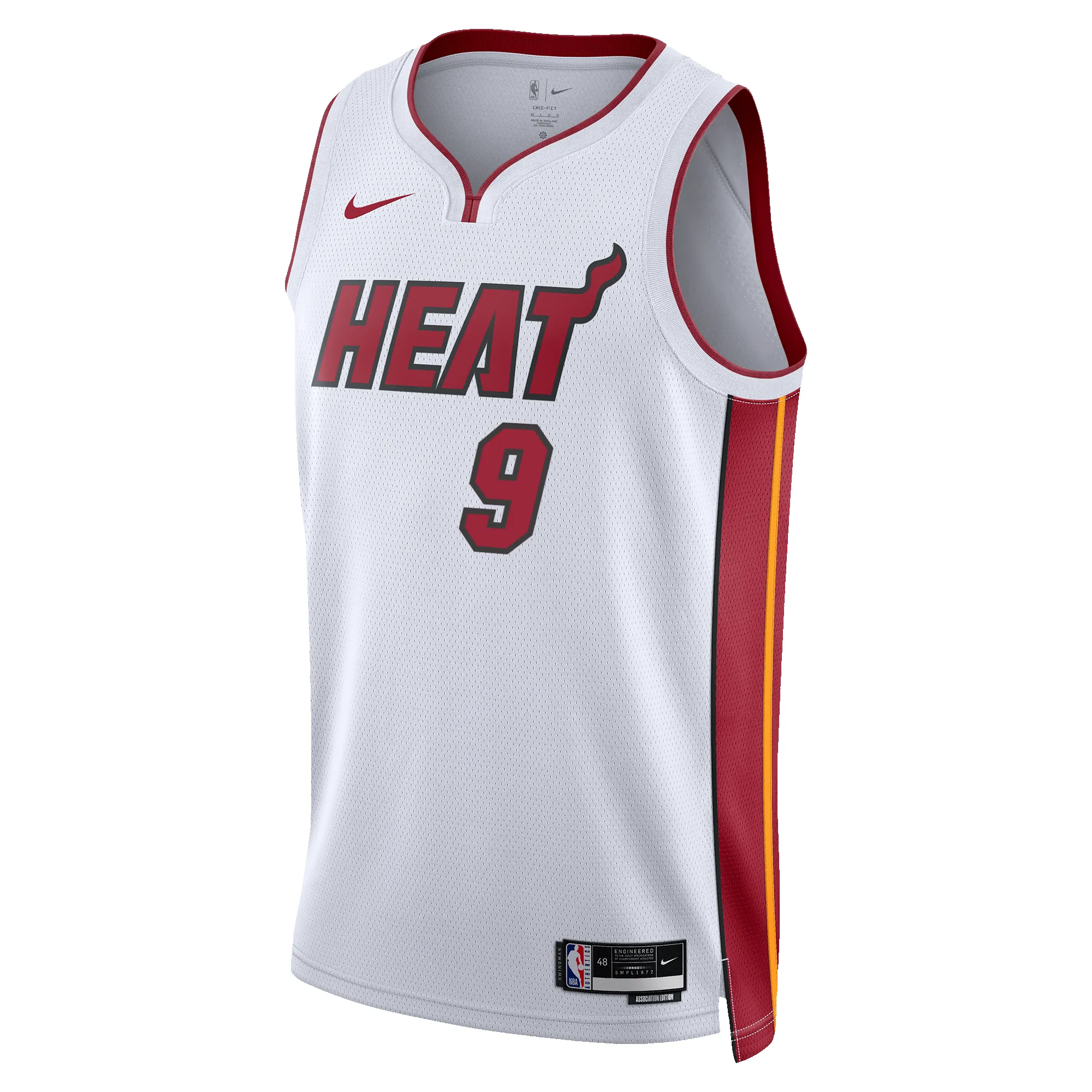 Pelle Larsson Nike Miami HEAT Association White Swingman Jersey sold by Miami Heat Store
