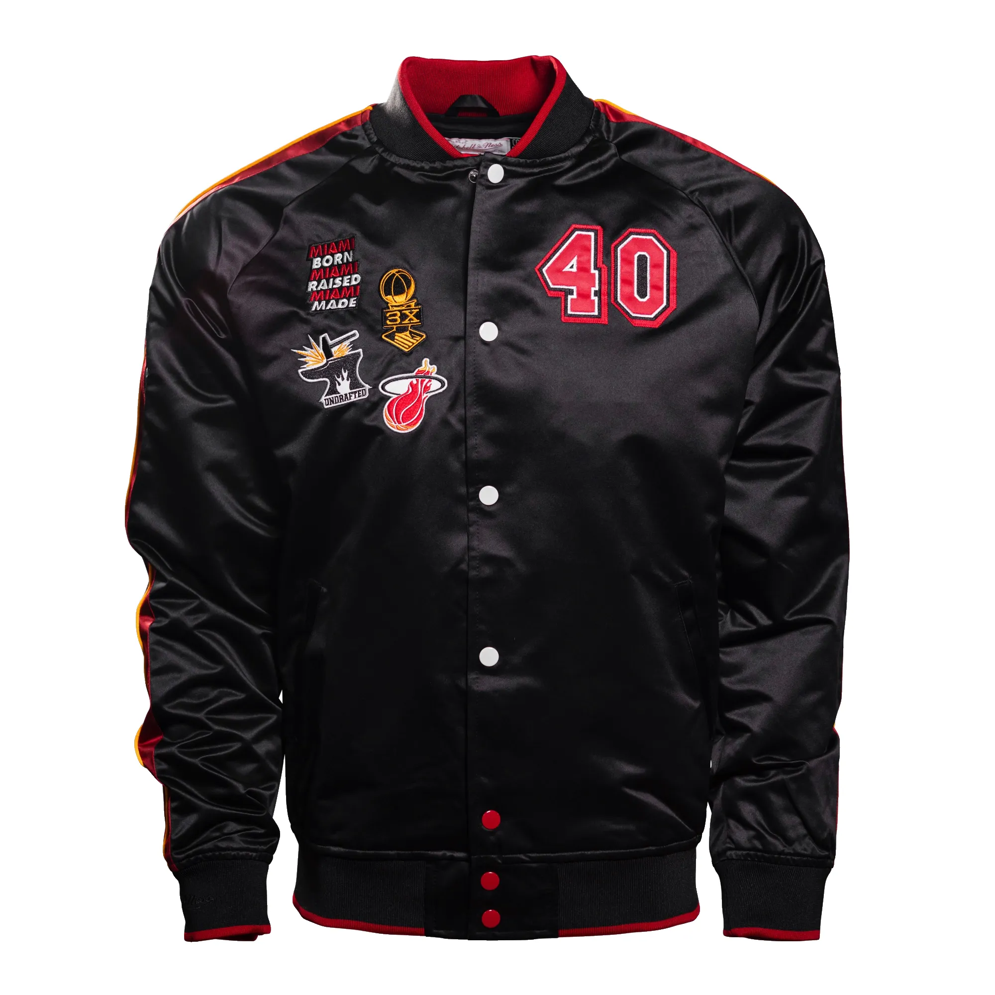 Court Culture x Mitchell & Ness UD40 Commemorative Jacket sold by Miami Heat Store
