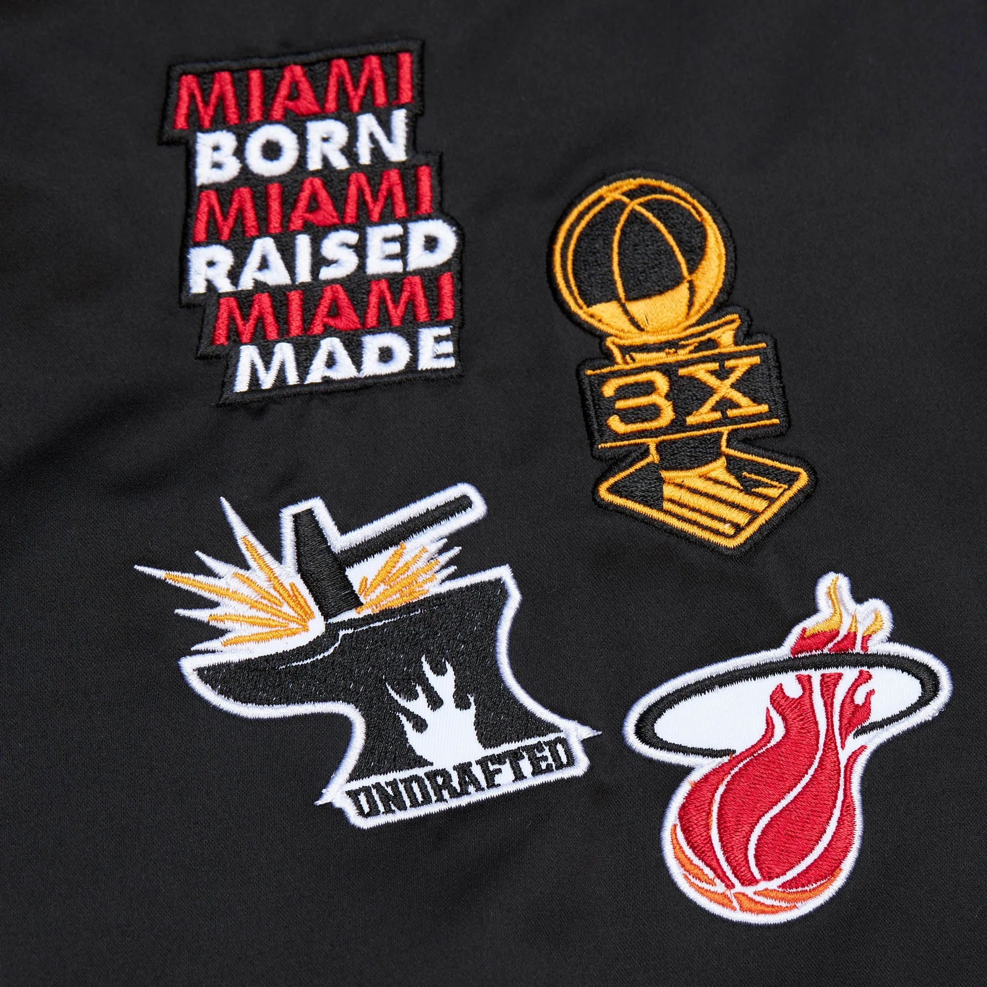 Court Culture x Mitchell & Ness UD40 Commemorative Jacket sold by Miami Heat Store product image thumbnail 4