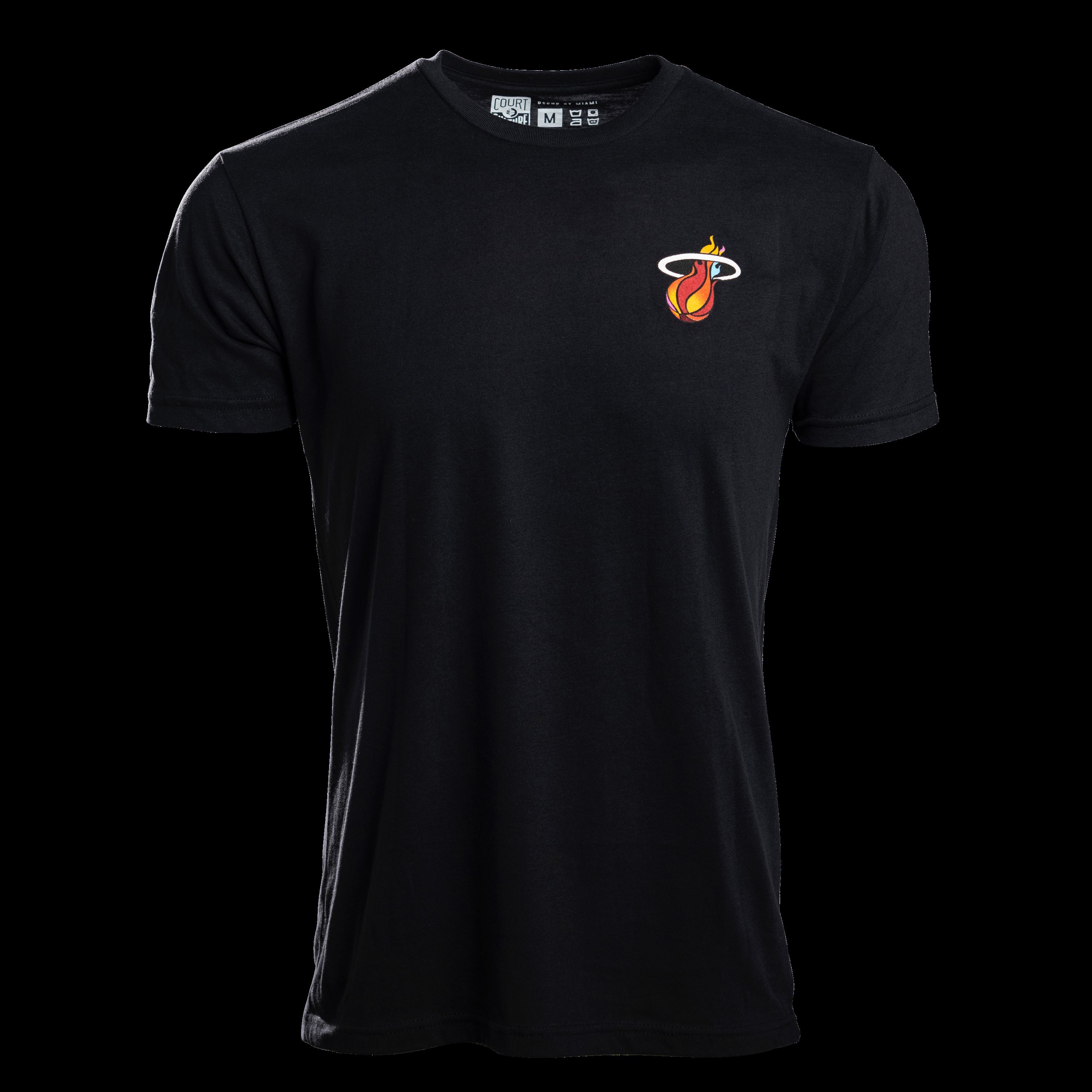 Court Culture Mashup Wordmark Men's Tee sold by Miami Heat Store