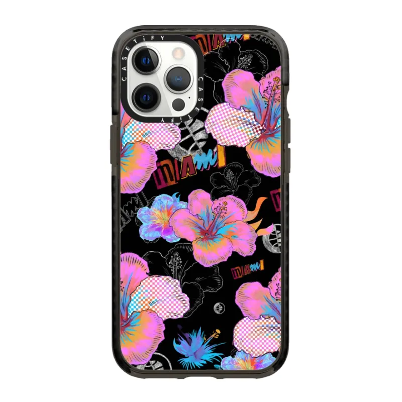 Court Culture X Casetify Miami Mashup Vol. 2 Floral iPhone 13 Pro Case sold by Miami Heat Store