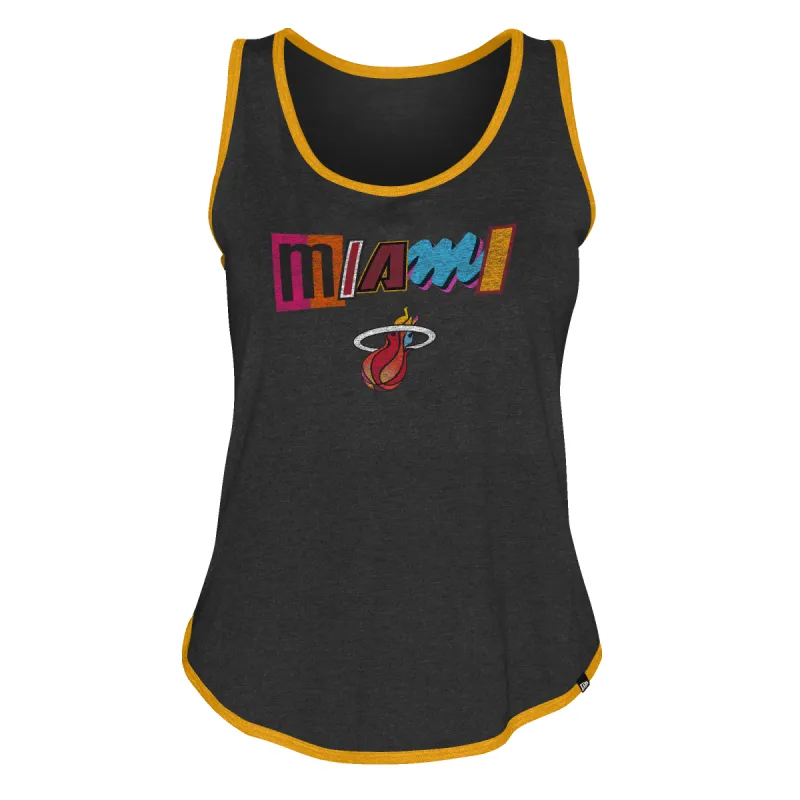 New Era Miami HEAT Mashup Women's Tank sold by Miami Heat Store