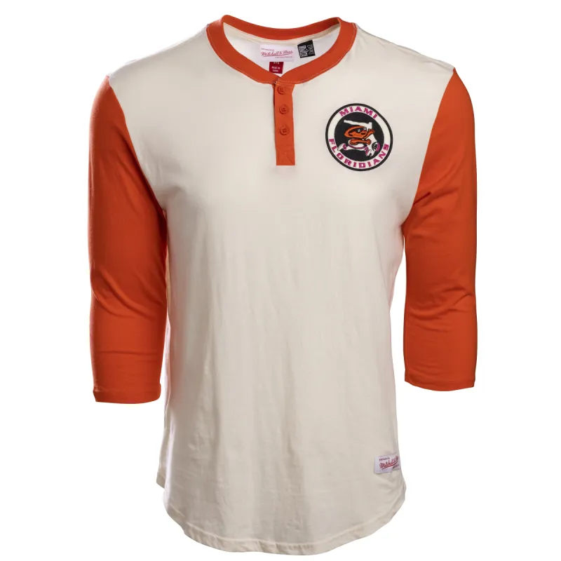 Court Culture X Mitchell and Ness Floridians Raglan Tee sold by Miami Heat Store