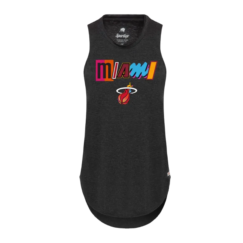 Sportiqe Miami Mashup Vol. 2 Women's Tank sold by Miami Heat Store