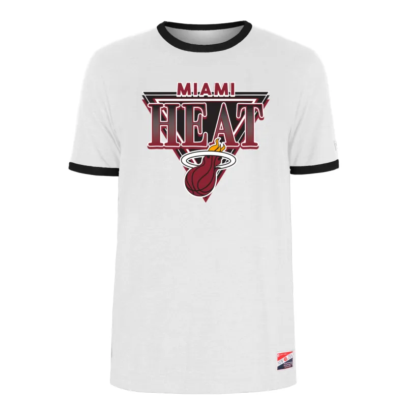 New Era Miami HEAT Ringer Tee sold by Miami Heat Store