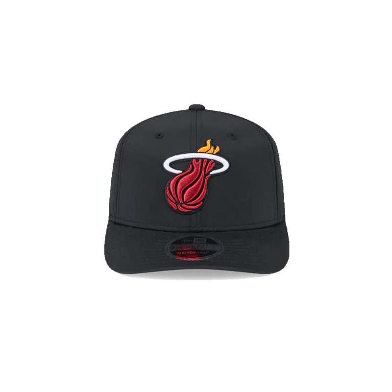 New Era Miami HEAT Black Performance Stretch Snapback sold by Miami Heat Store
