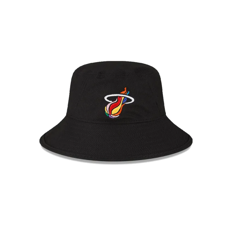Court Culture Pride Black Bucket Hat sold by Miami Heat Store